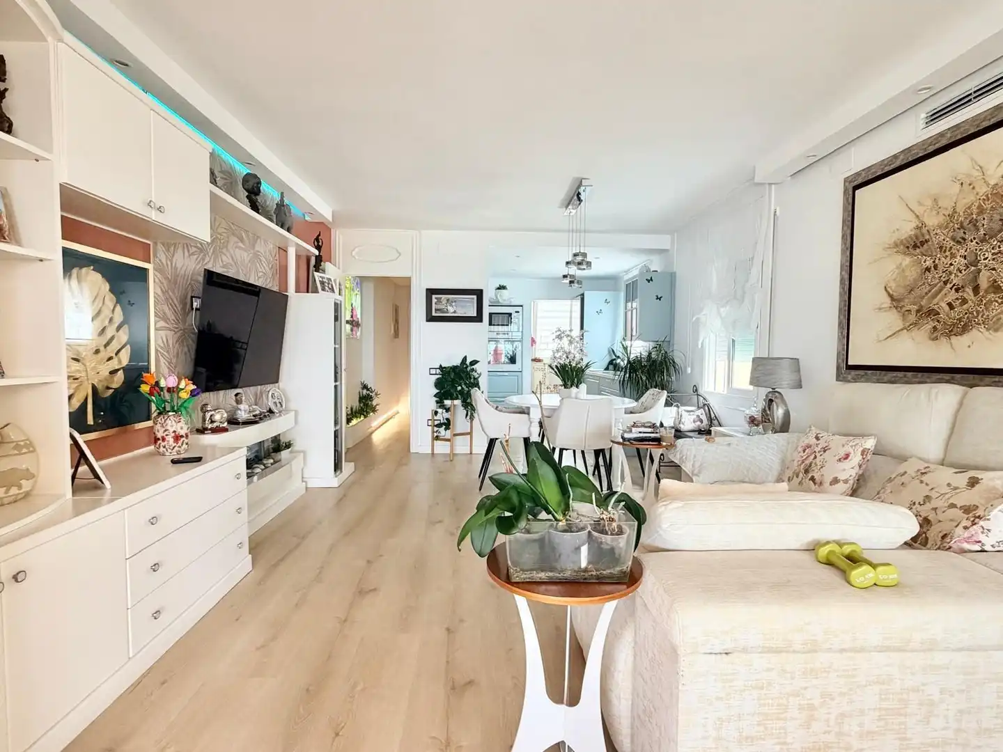 Wohnzimmer von Wohnung zum Verkauf in Cunit mit Klimaanlage, Heizung und Terrasse