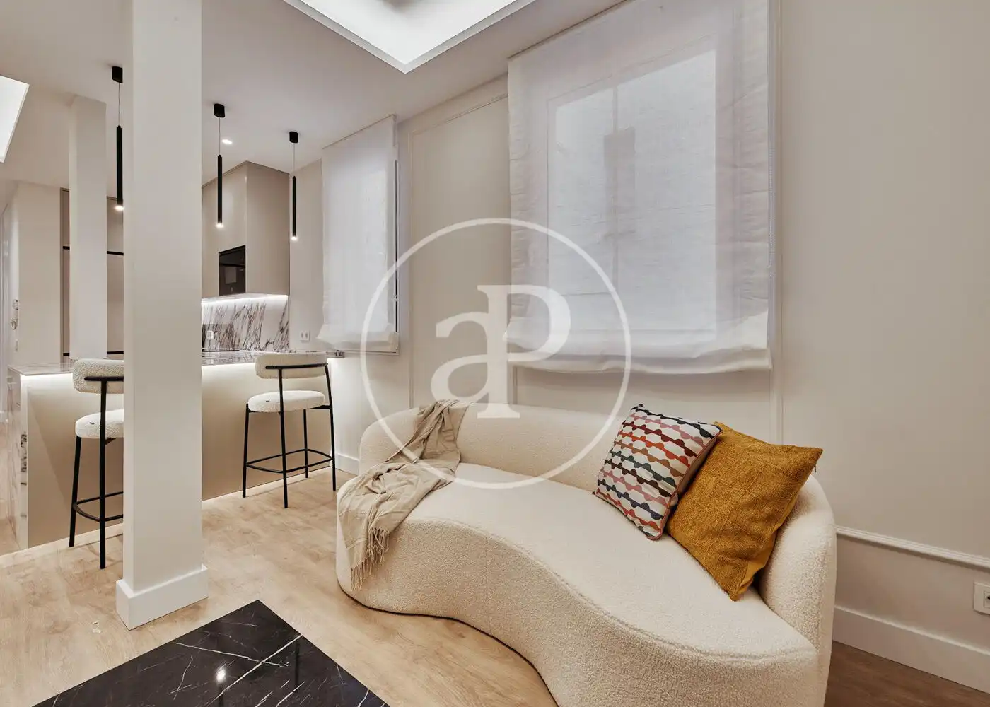 Sala de estar de Piso en venta en Madrid con Aire acondicionado, Calefacción y Amueblado