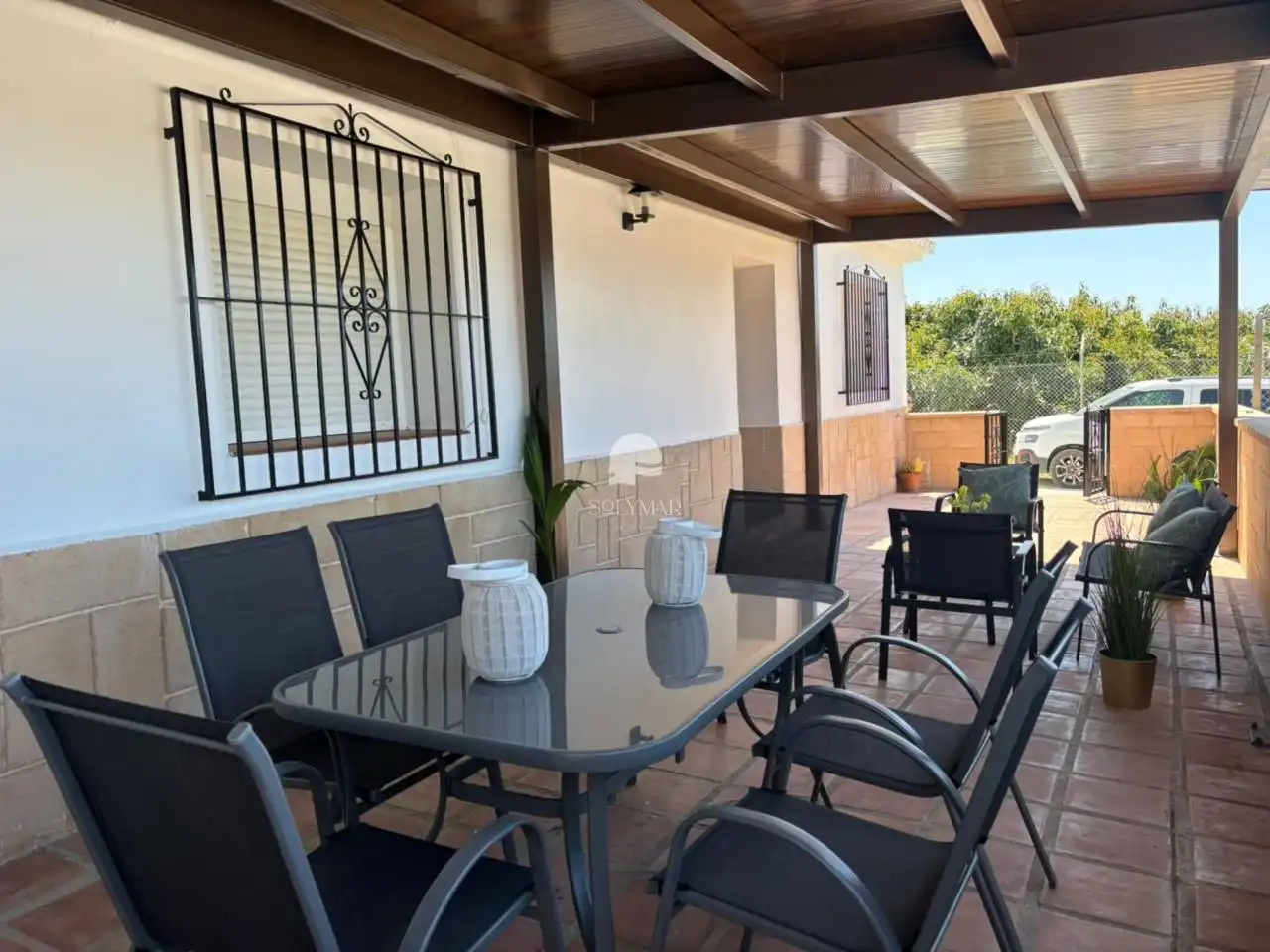 Terrasse von Country house zur Miete in Vélez-Málaga mit Klimaanlage, Terrasse und Möbliert