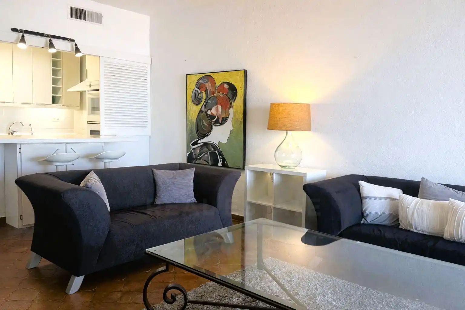 Living room of Flat for sale in Marbella  with Air Conditioner and Terrace