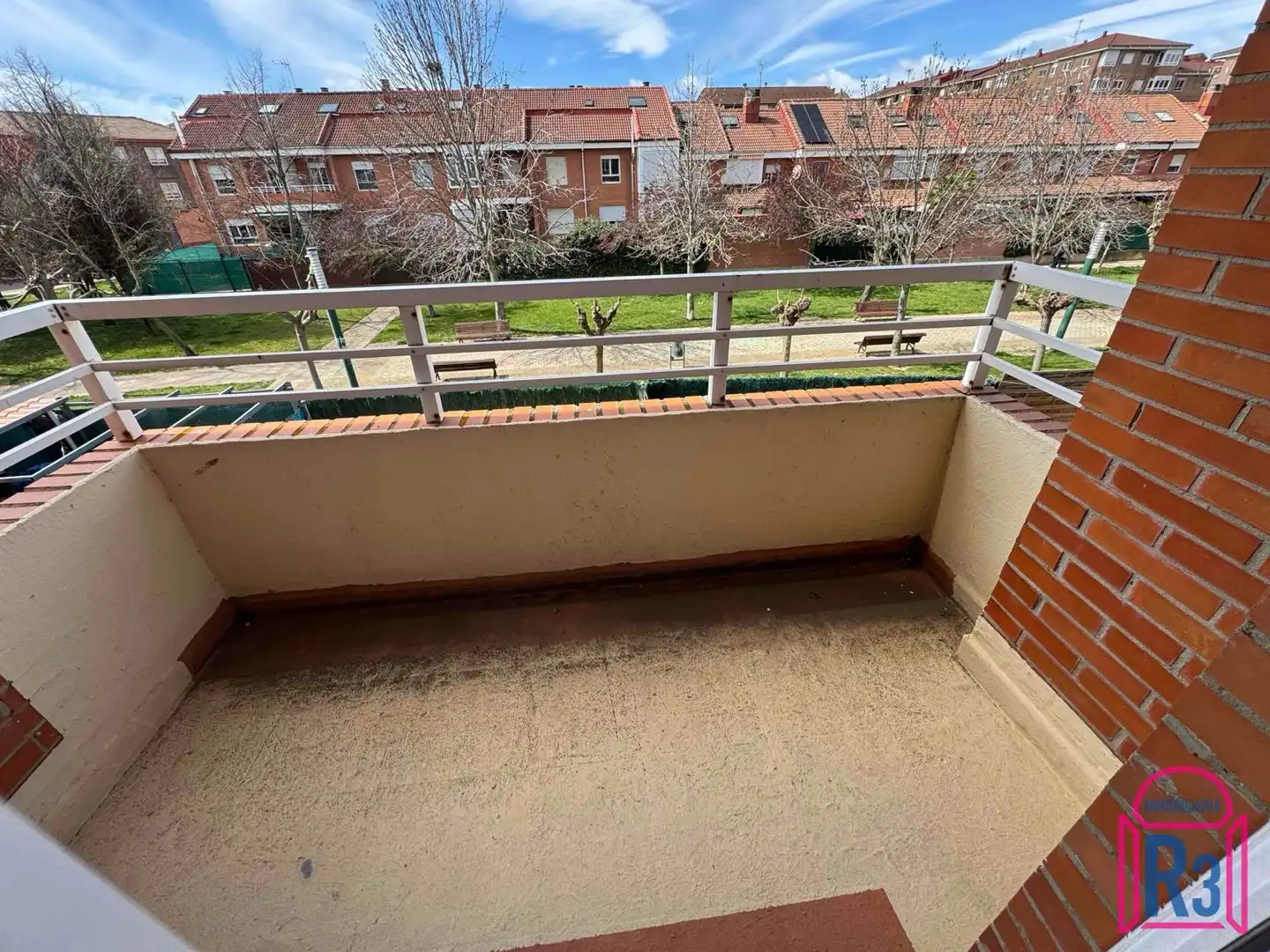 Terrasse von Einfamilien-Reihenhaus zum Verkauf in San Andrés del Rabanedo mit Heizung und Privatgarten
