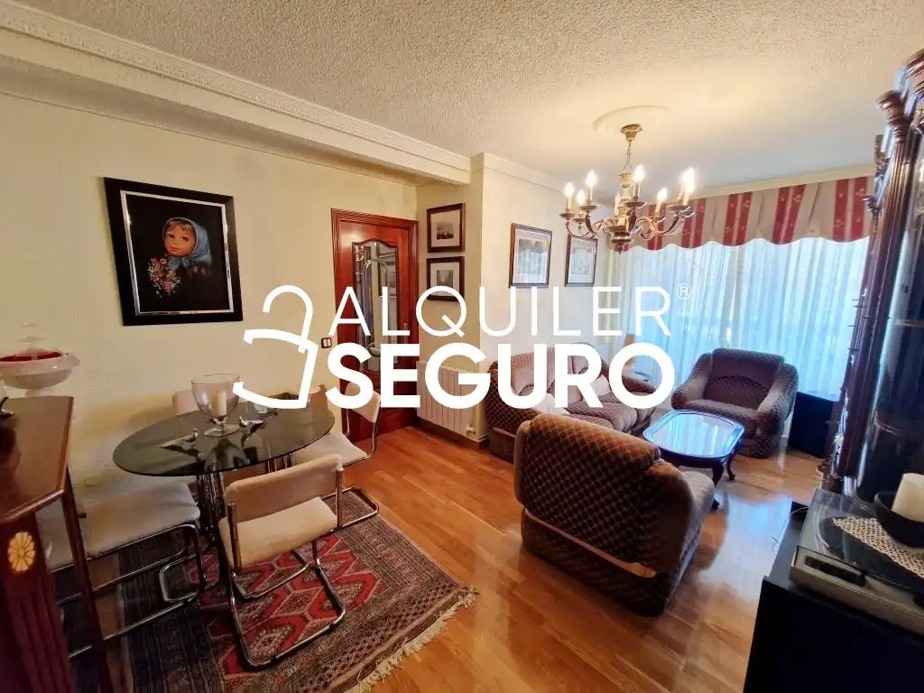 Sala de estar de Piso de alquiler en Fuenlabrada con Aire acondicionado, Calefacción y Terraza