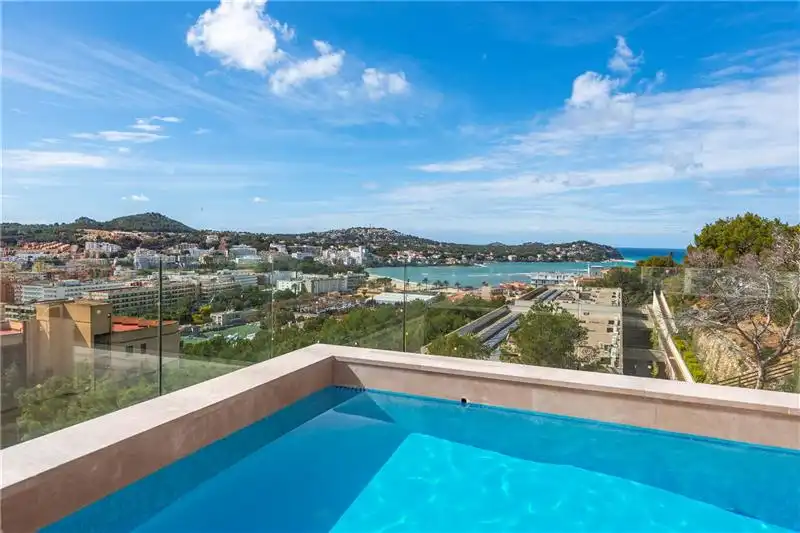 Swimming pool of Attic for sale in Calvià  with Air Conditioner, Heating and Terrace