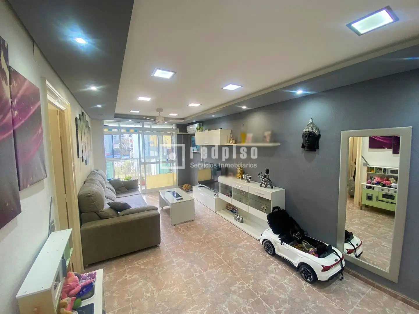 Sala d'estar de Pis en venda en Málaga amb Calefacció i Terrassa