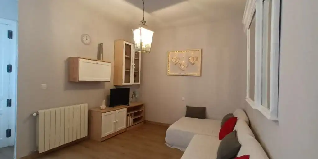 Sala de estar de Piso en venta en Madrid con Calefacción, Amueblado y Horno