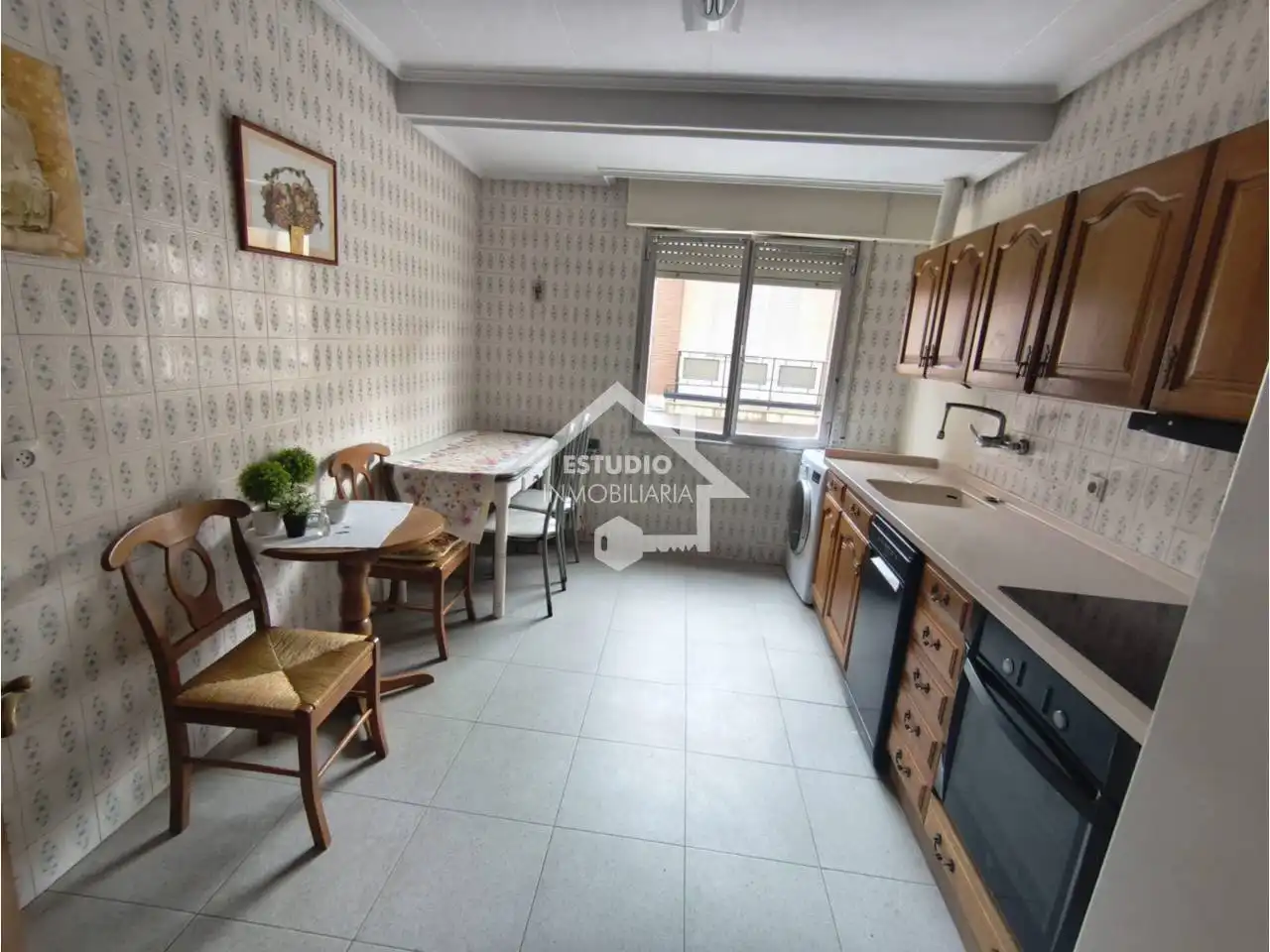 Küche von Wohnung zum Verkauf in Navarrete mit Heizung, Terrasse und Abstellraum