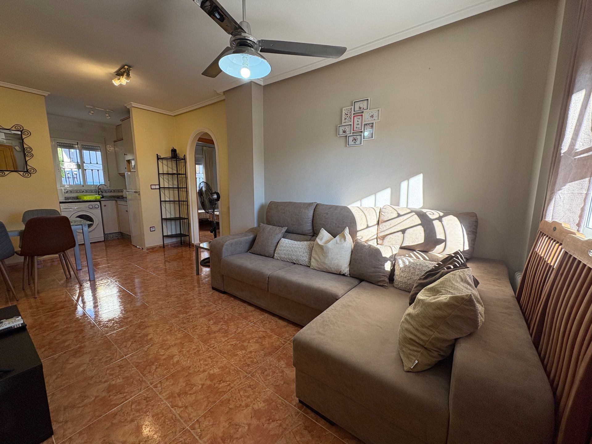 Living room of House or chalet to rent in Algorfa  with Air Conditioner, Heating and Private garden