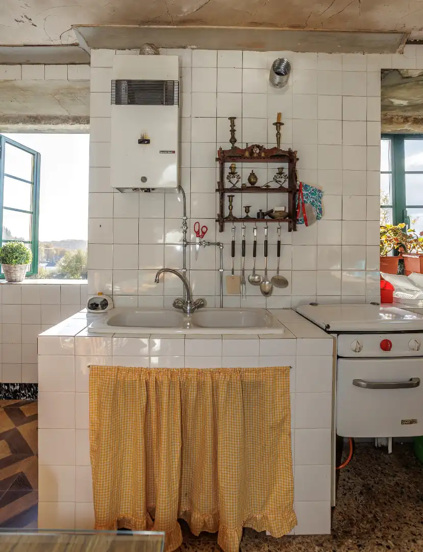 Cocina de Casa o chalet en venta en Lugo con Jardín privado, Terraza y Amueblado