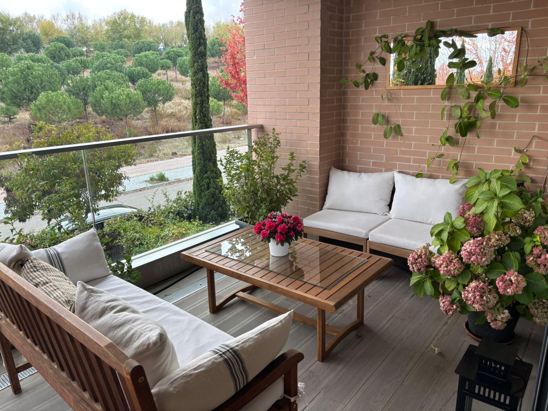 Terrace of Flat for sale in La Moraleja  with Air Conditioner, Private garden and Terrace