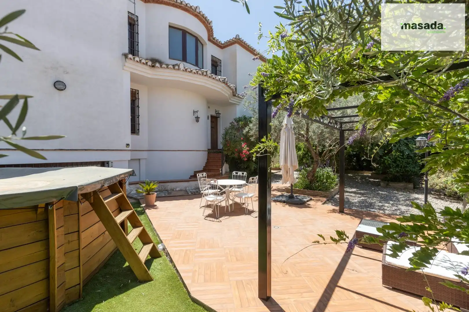Jardín de Casa o chalet en venta en Vegas del Genil con Jardín privado, Piscina y Alarma