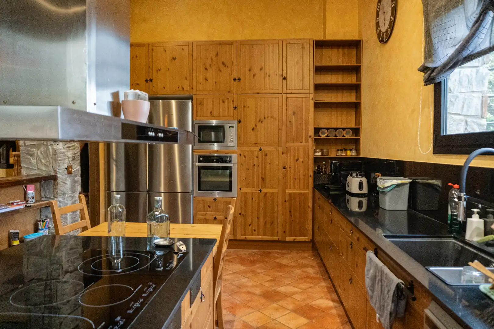 Küche von Haus oder Chalet zur Miete in Vallgorguina mit Heizung, Privatgarten und Parkett