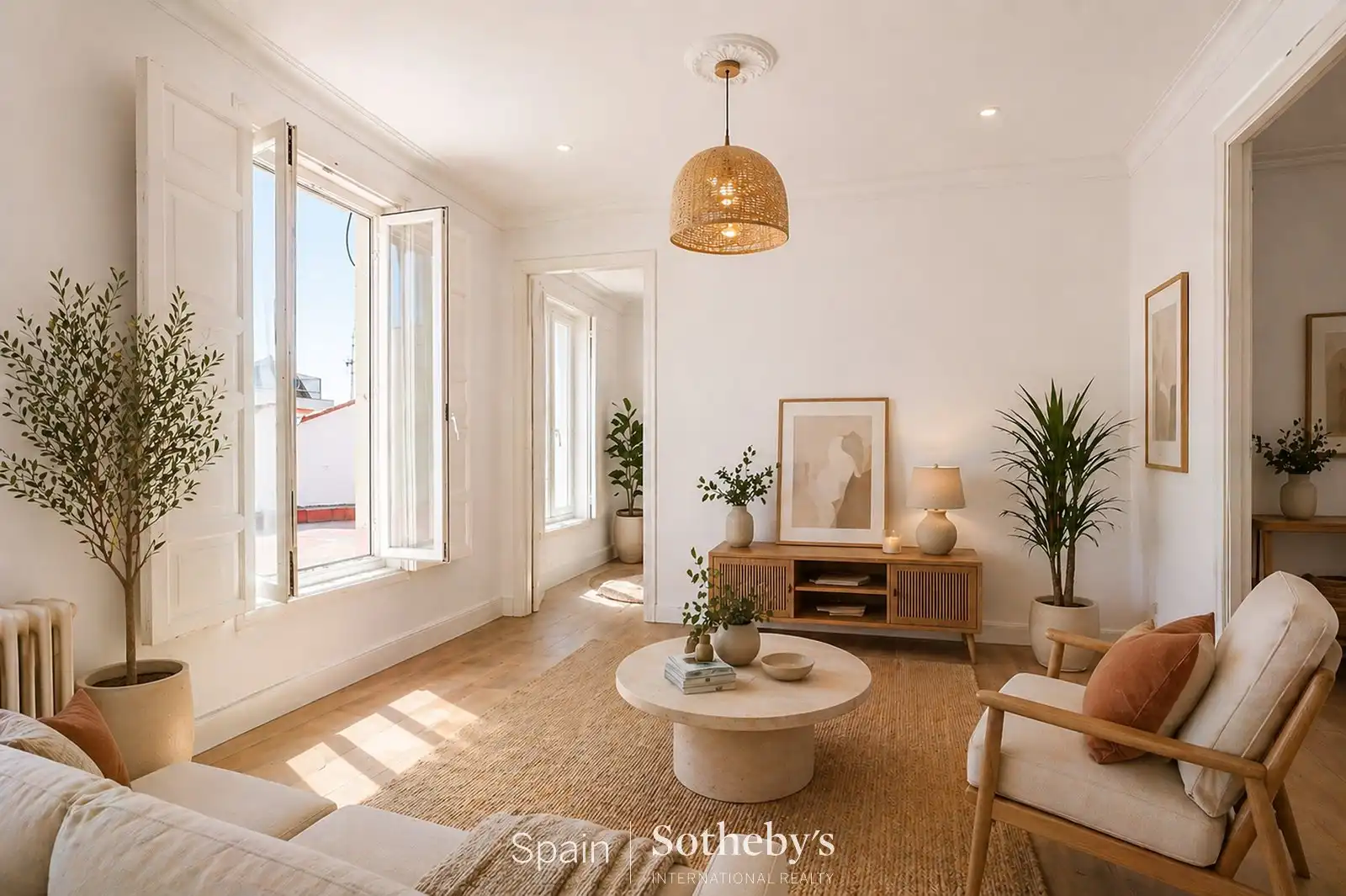 Wohnzimmer von Wohnungen zum Verkauf in  Madrid Capital mit Heizung und Terrasse