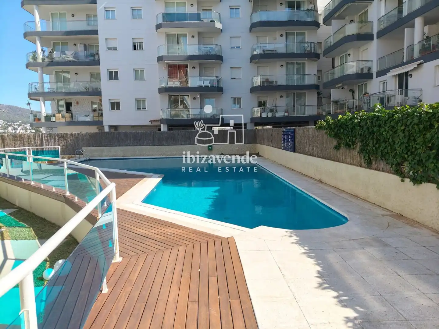 Piscina de Piso de alquiler en Eivissa con Calefacción, Terraza y Piscina