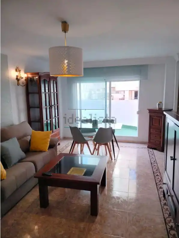 Sala de estar de Piso de alquiler en Málaga con Aire acondicionado, Calefacción y Terraza