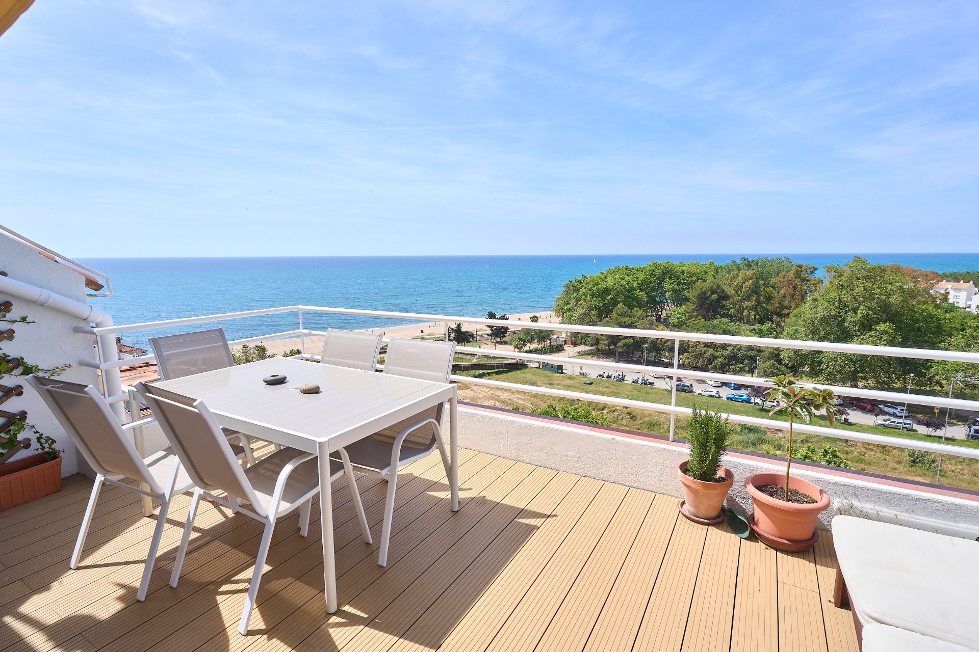 Terrace of Attic to rent in Sant Pol de Mar  with Air Conditioner, Heating and Terrace