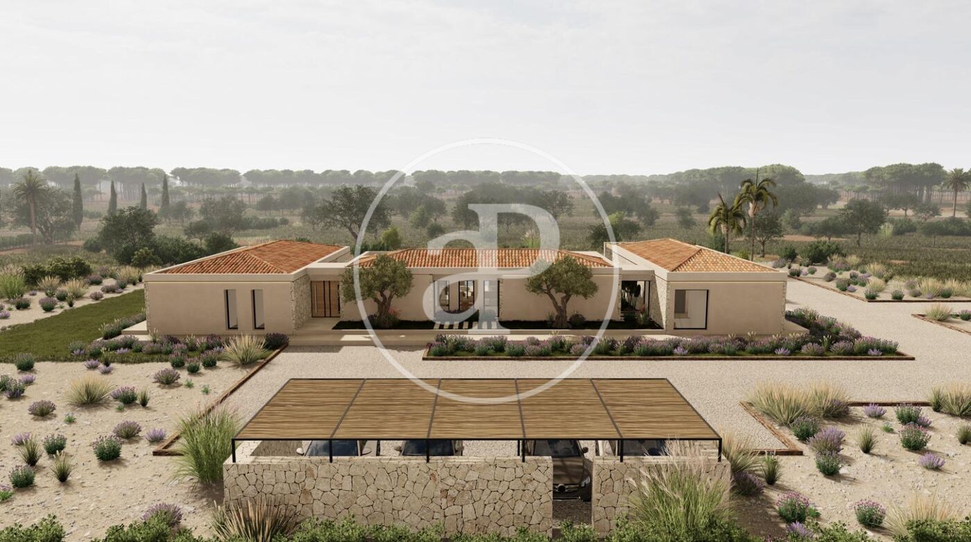 Vista exterior de Casa o xalet en venda en Sa Pobla amb Aire condicionat, Calefacció i Jardí privat