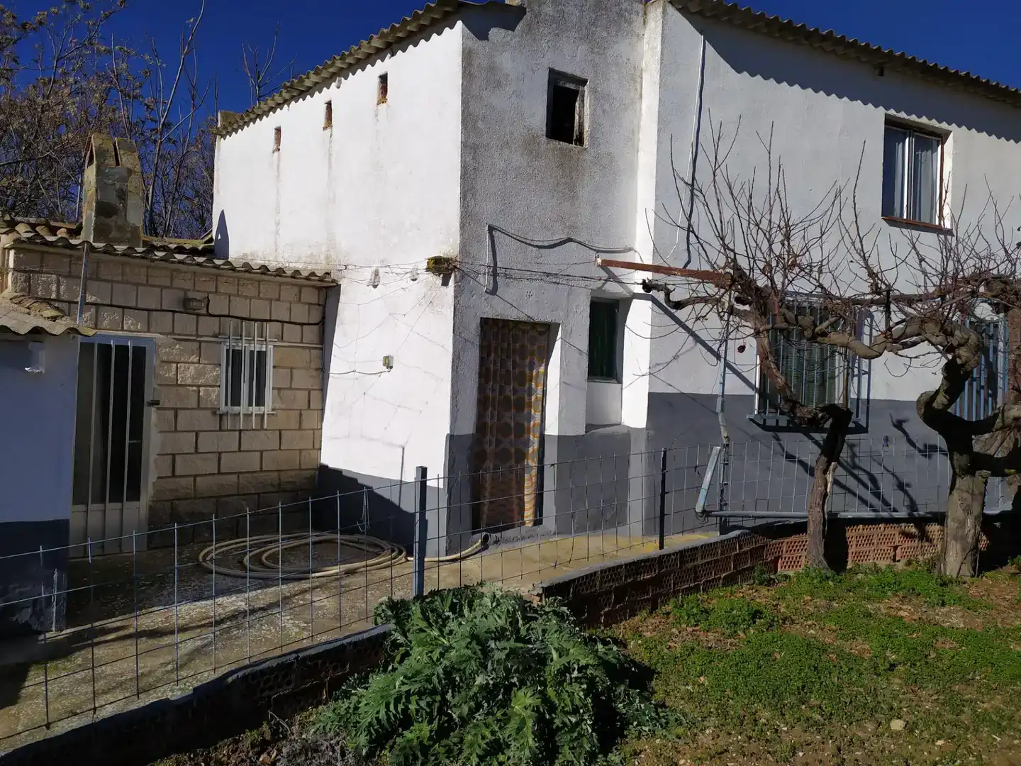 Vista exterior de Casa o chalet en venta en Tresjuncos con Piscina