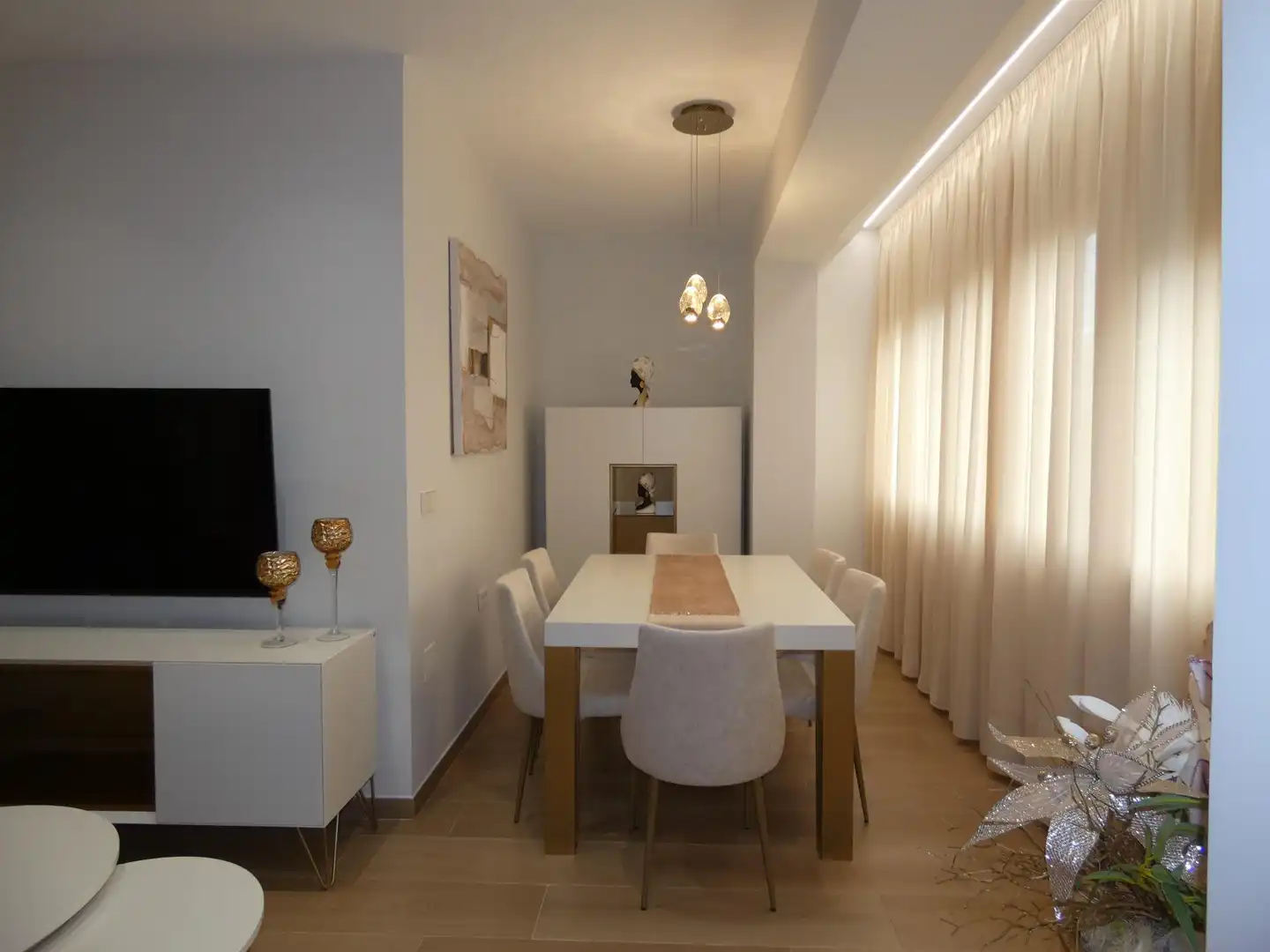 Esszimmer von Wohnung zum Verkauf in Alcantarilla mit Klimaanlage und Heizung