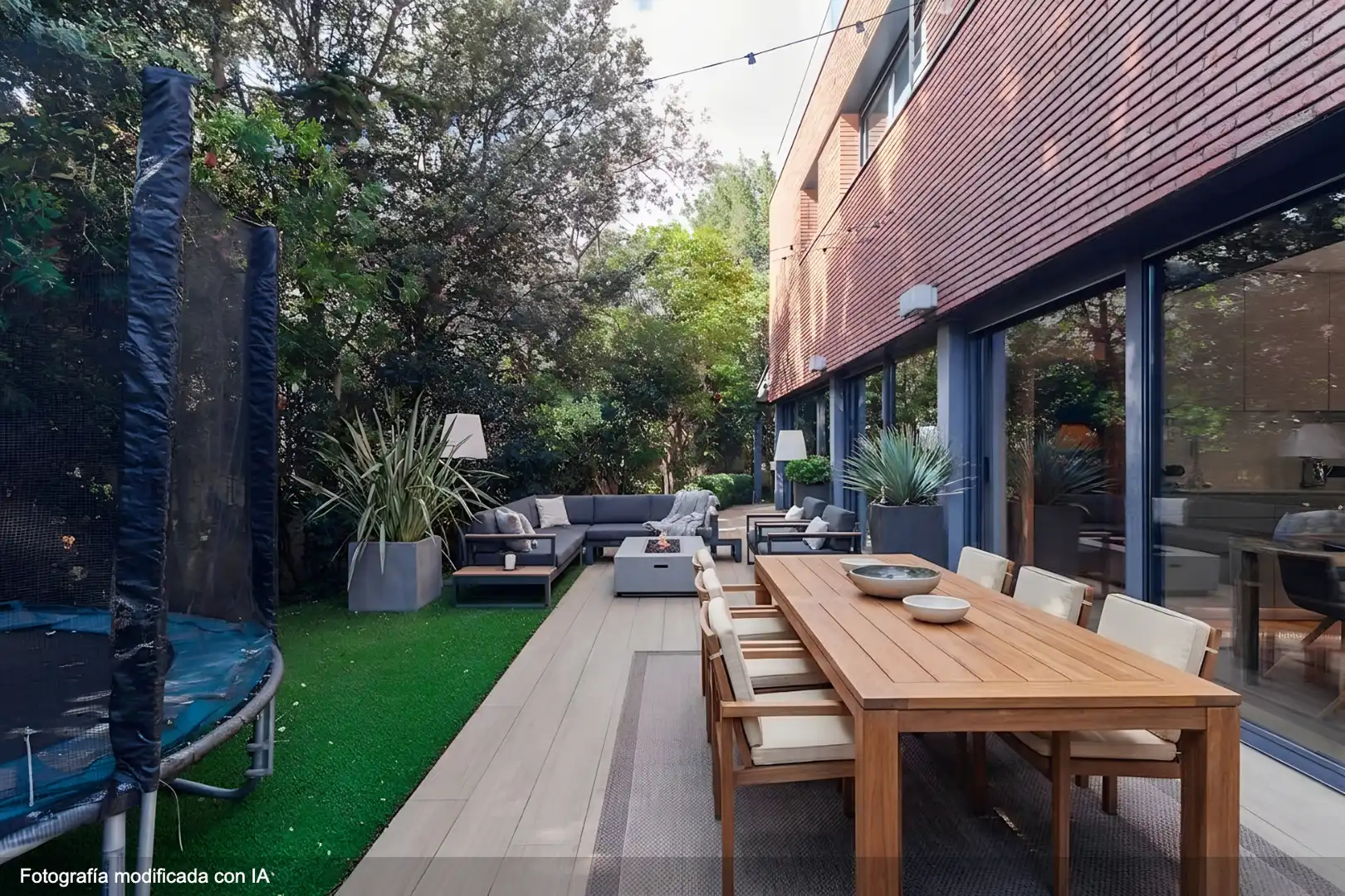 Terraza de Casa o chalet en venta en Barcelona con Aire acondicionado, Calefacción y Jardín privado