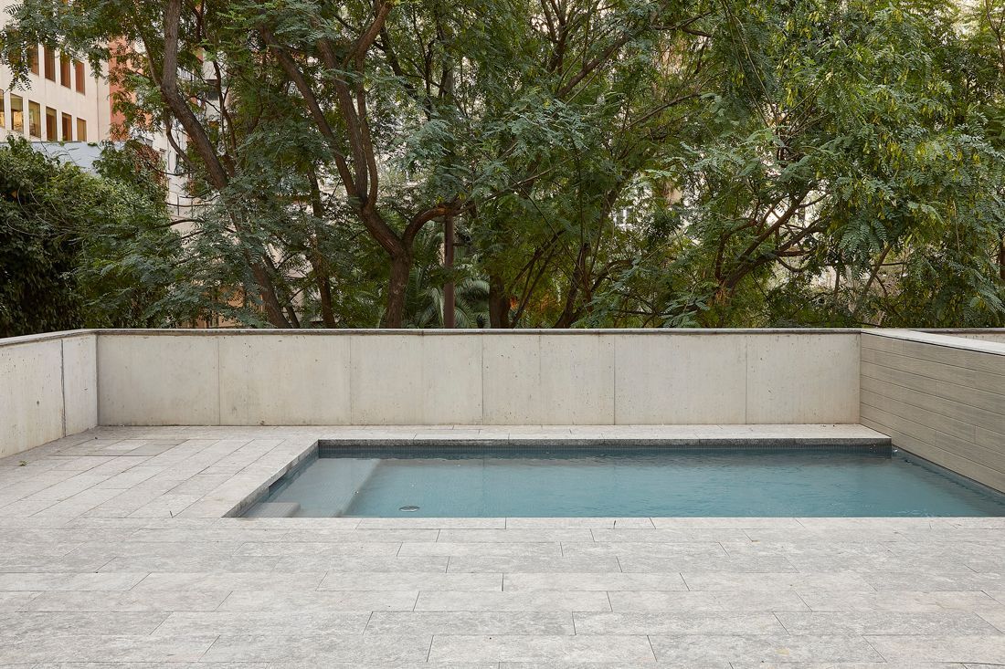 Piscina de Pis de lloguer en  Barcelona Capital amb Aire condicionat, Parquet i Terrassa