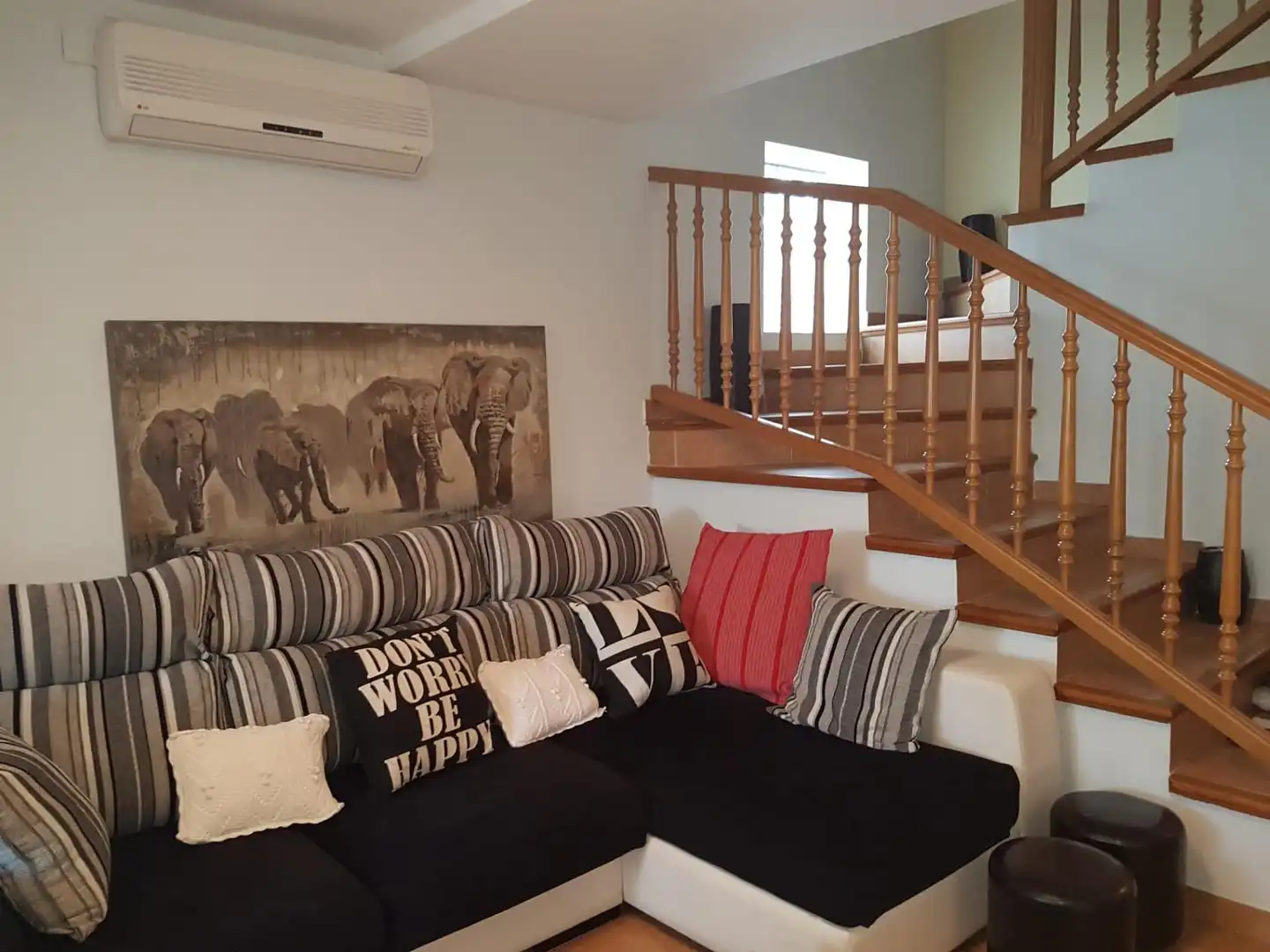 Sala de estar de Casa adosada en venta en Mont-roig del Camp