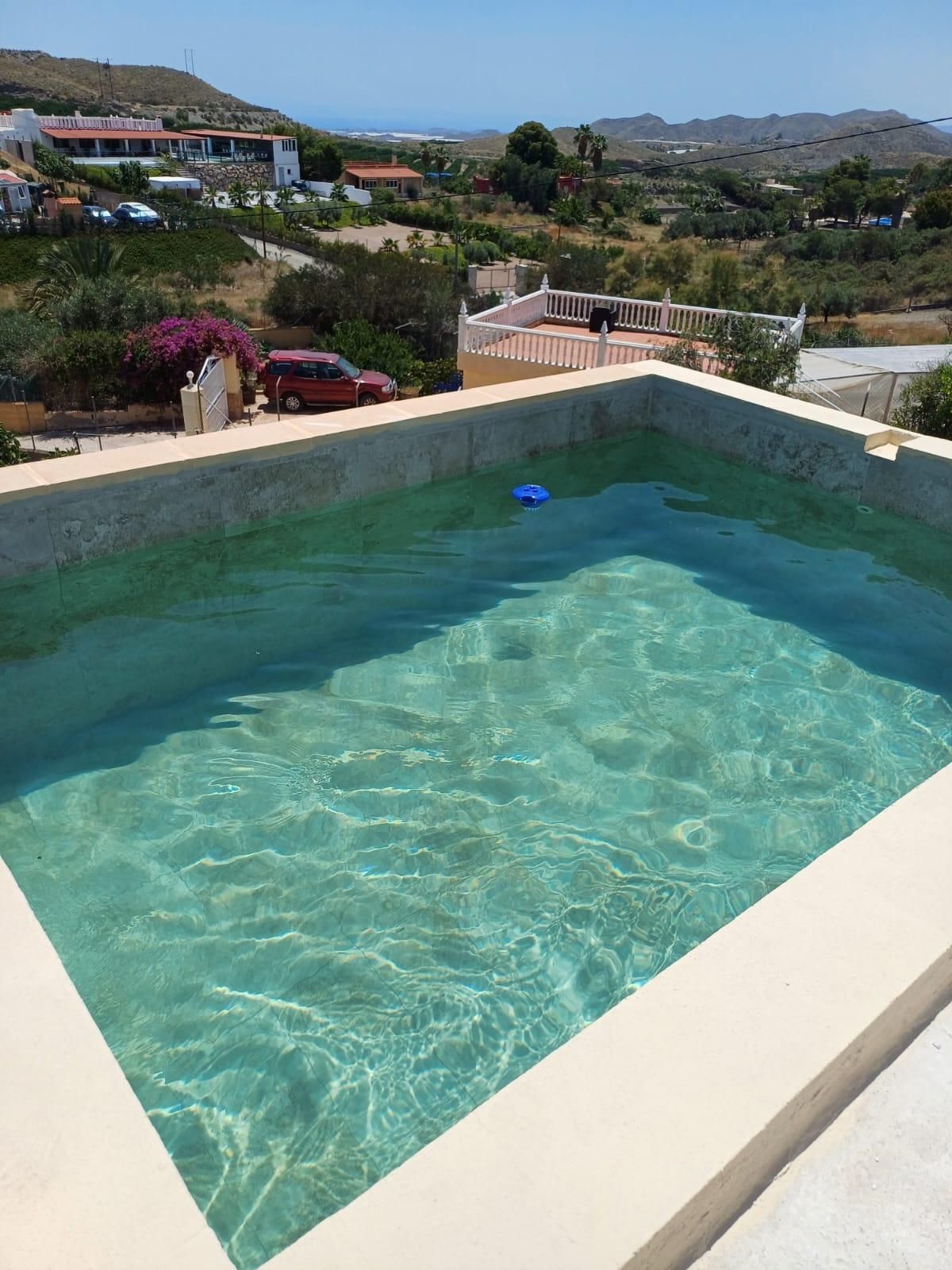 Piscina de Finca rústica en venda en Águilas amb Aire condicionat, Calefacció i Jardí privat