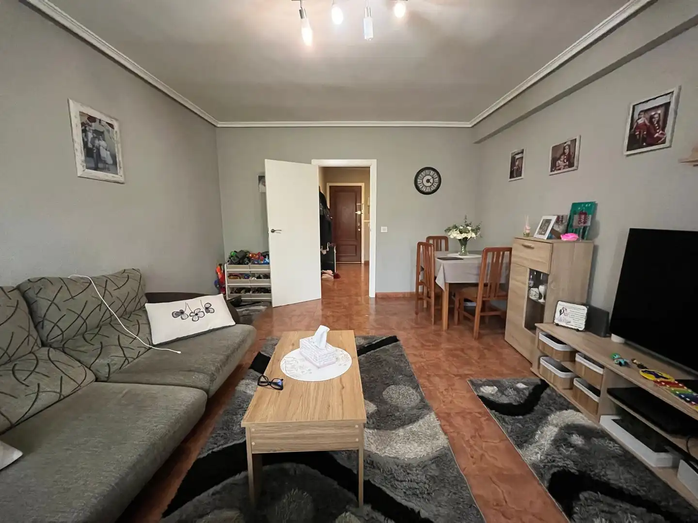 Wohnzimmer von Wohnung zum Verkauf in Tomelloso mit Heizung, Terrasse und Schwimmbad