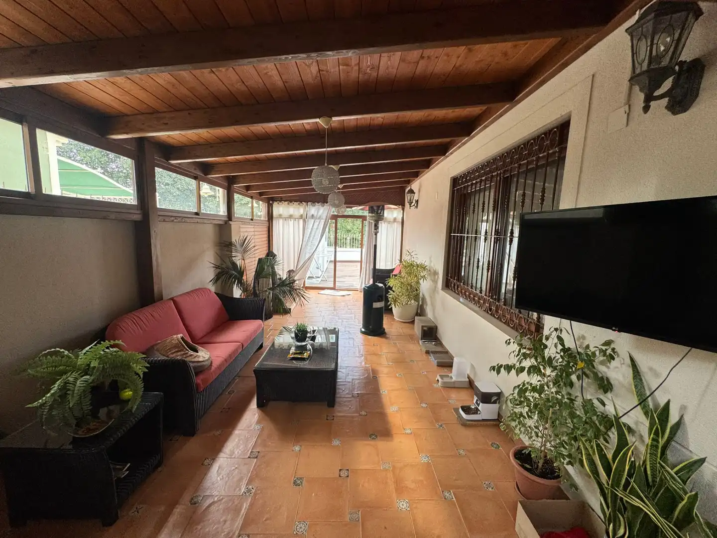Terraza de Casa o chalet en venta en Alicante / Alacant con Aire acondicionado, Calefacción y Jardín privado