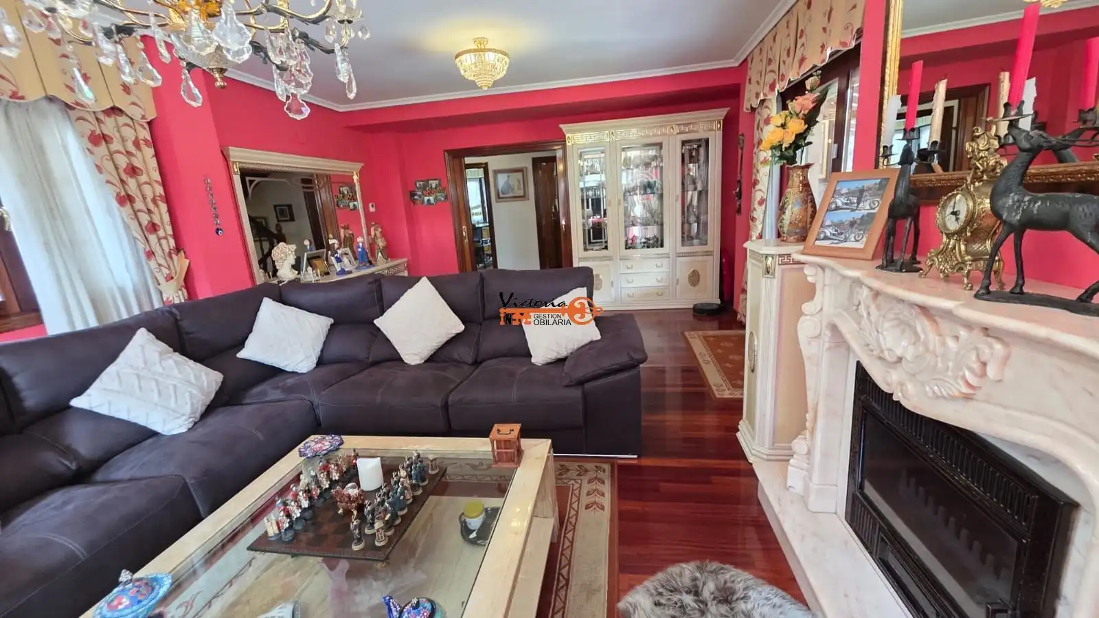 Sala de estar de Casa o chalet en venta en Guriezo con Calefacción, Jardín privado y Piscina