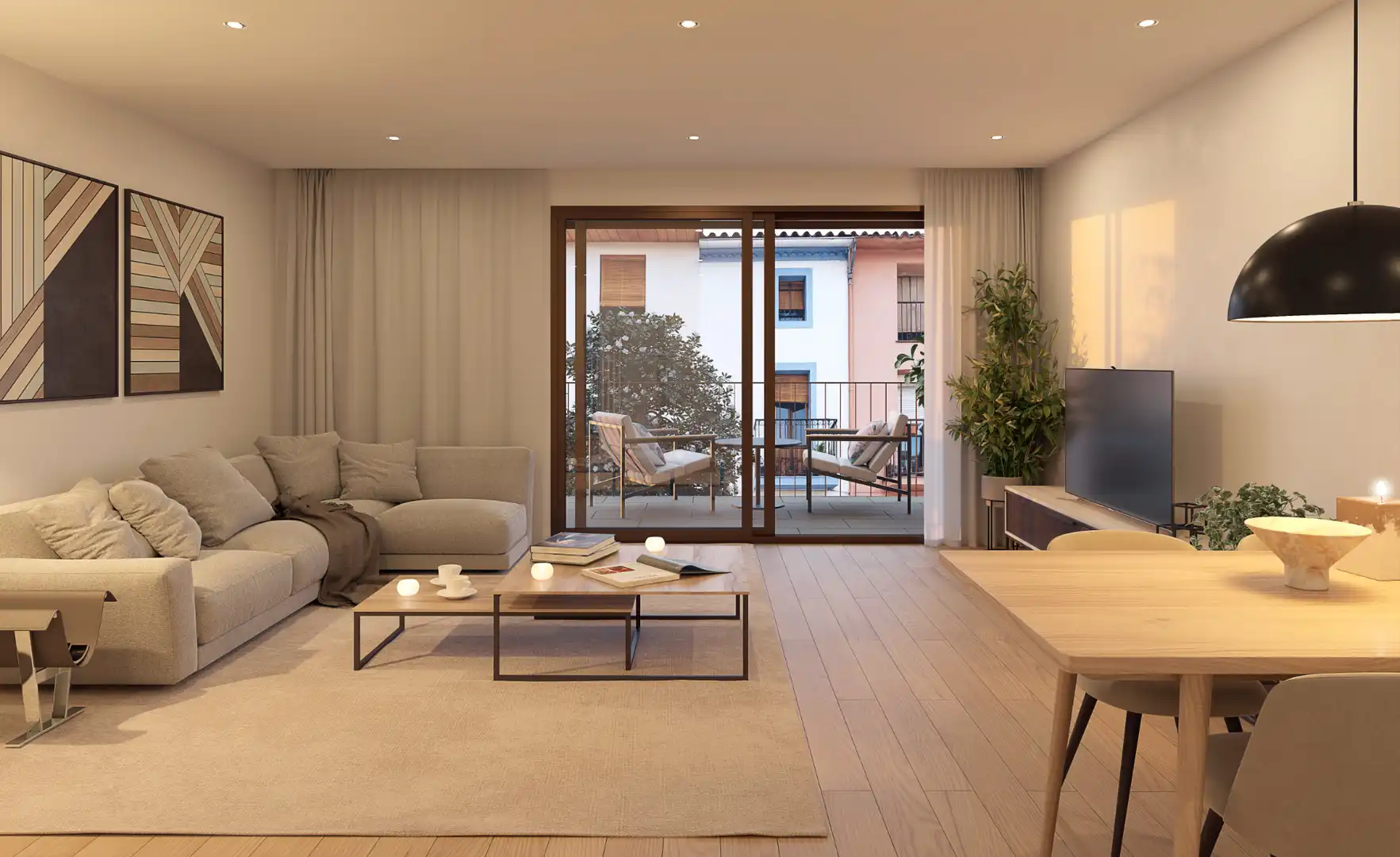 Neubau-Wohnung mit Terrasse zum Verkauf in Carrer de Dalt