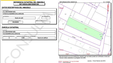 Terreno urbano en Alzazarén de 1653m2. Ubicado en muy buena zona residencial., immagine 2