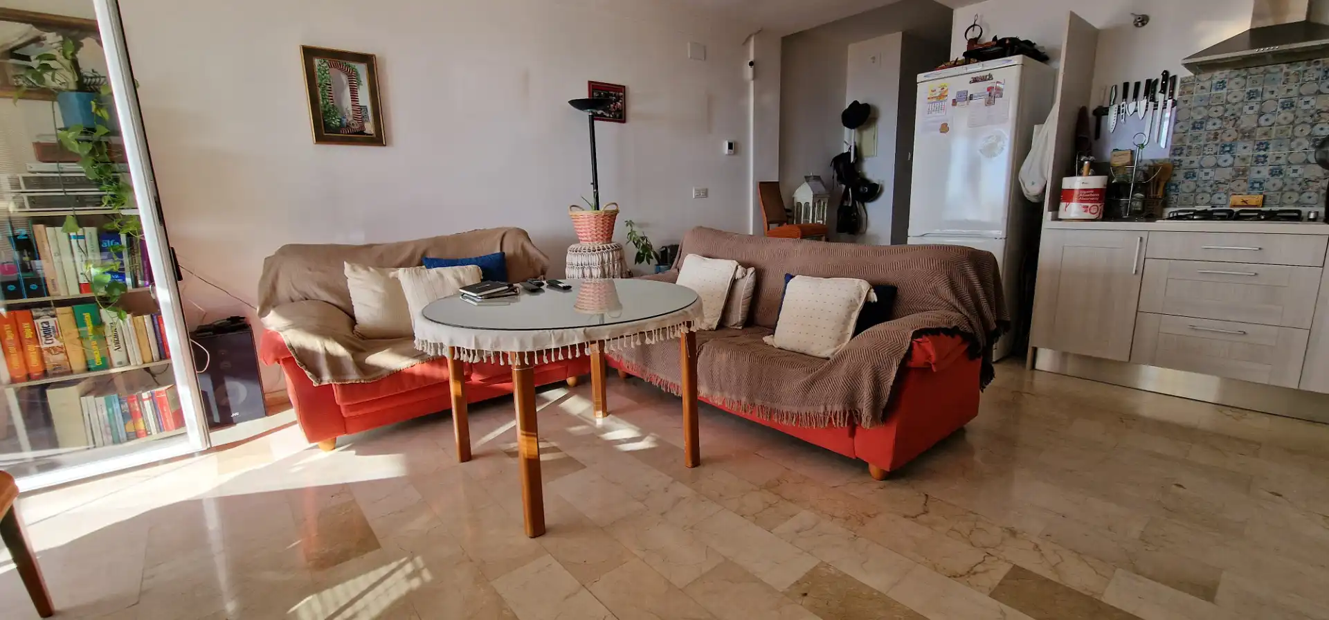 Sala de estar de Apartamento en venta en Cogollos de la Vega con Aire acondicionado, Terraza y Amueblado