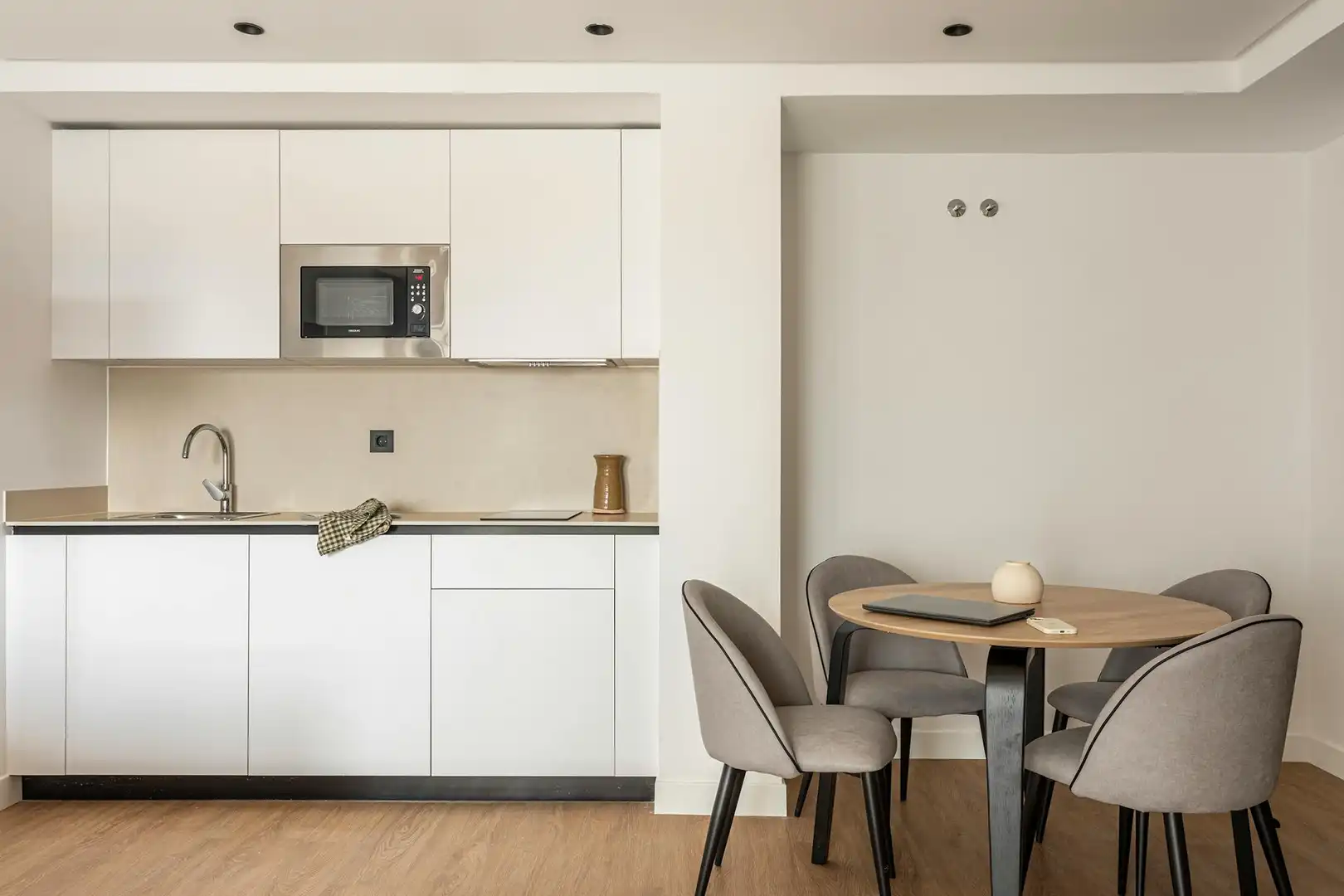 Kitchen of Flat for rent in Valencia  with Heating, Washing machine and TV