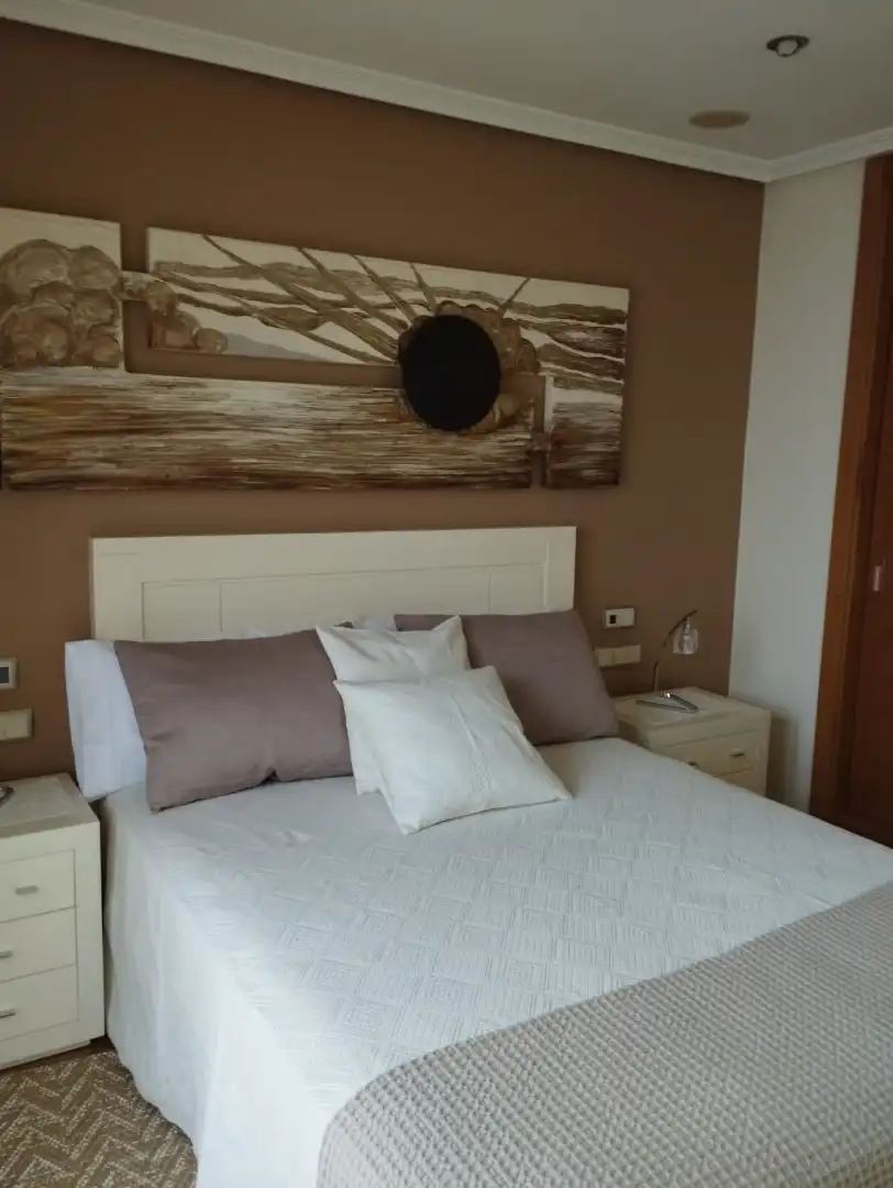 Bedroom of Houses for rent in Sanxenxo  with Air Conditioner, Private garden and Terrace