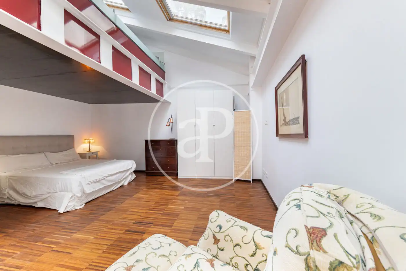 Bedroom of Flat for rent in  Palma de Mallorca  with Air Conditioner, Heating and Furnished