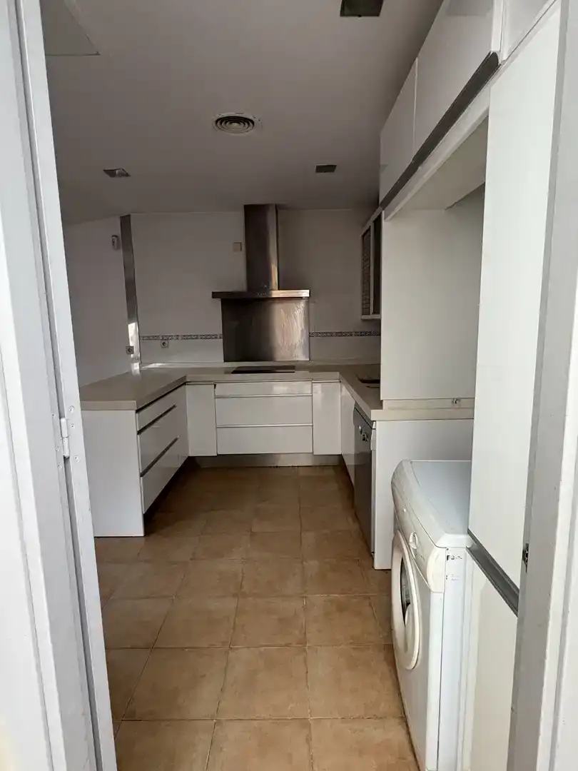Cocina de Casa adosada en venta en Bormujos con Aire acondicionado, Piscina y Balcón