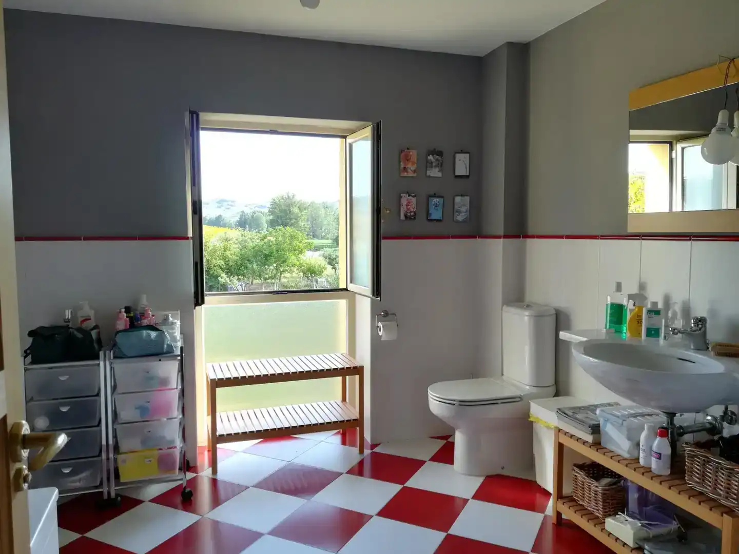 Bany de Finca rústica en venda en Villadiego amb Jardí privat, Parquet i Balcó
