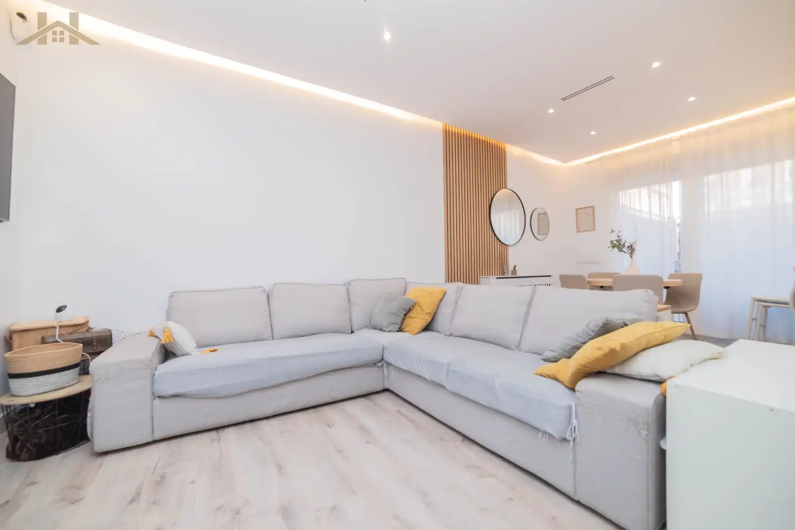 Sala de estar de Piso en venta en Arroyomolinos (Madrid) con Aire acondicionado, Calefacción y Jardín privado