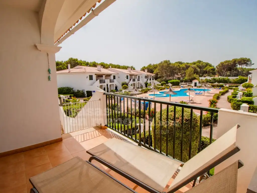 Terraza de Apartamento en venta en Es Mercadal con Terraza, Piscina y Piscina comunitaria