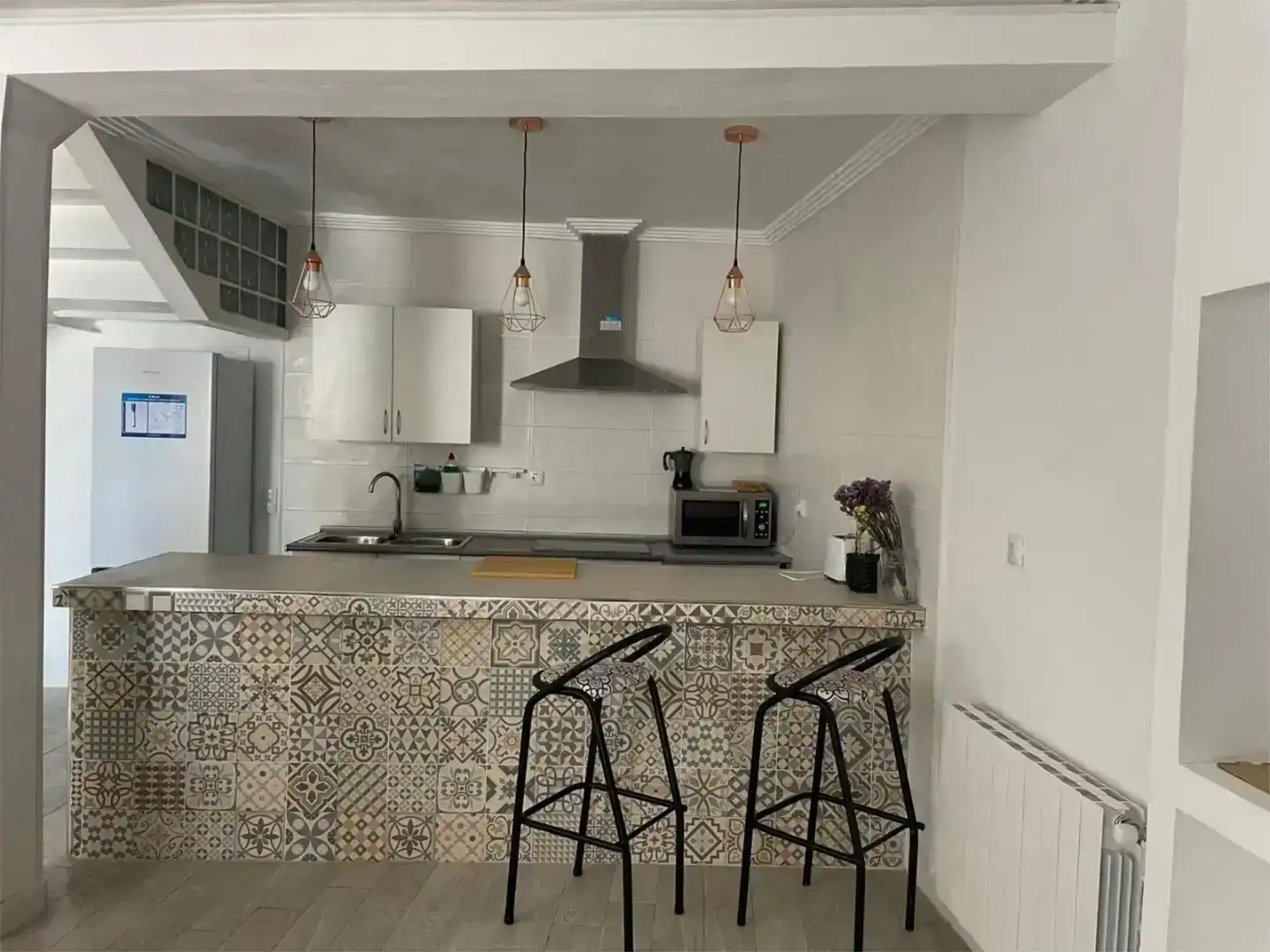 Cuina de Casa adosada de lloguer en Cuenca amb Moblat