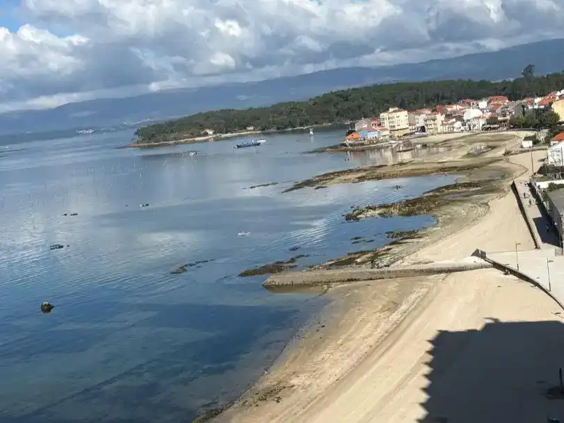 Außenansicht von Wohnung zur Miete in Vilagarcía de Arousa mit Möbliert und Balkon