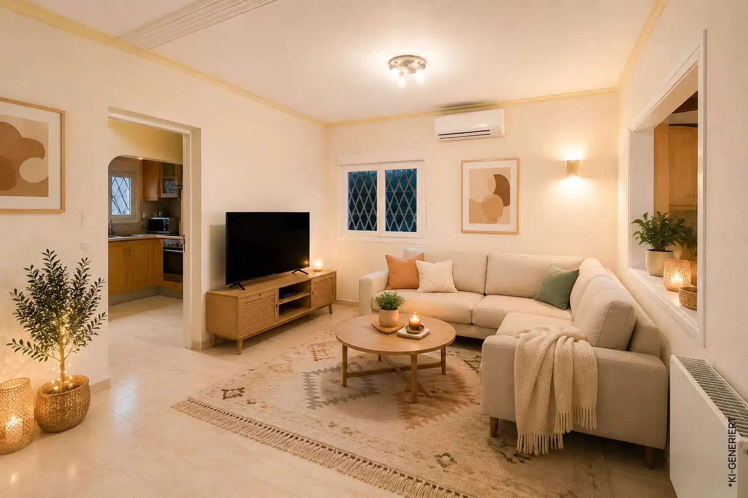 Sala de estar de Casa o chalet en venta en Alcúdia con Aire acondicionado, Terraza y Amueblado