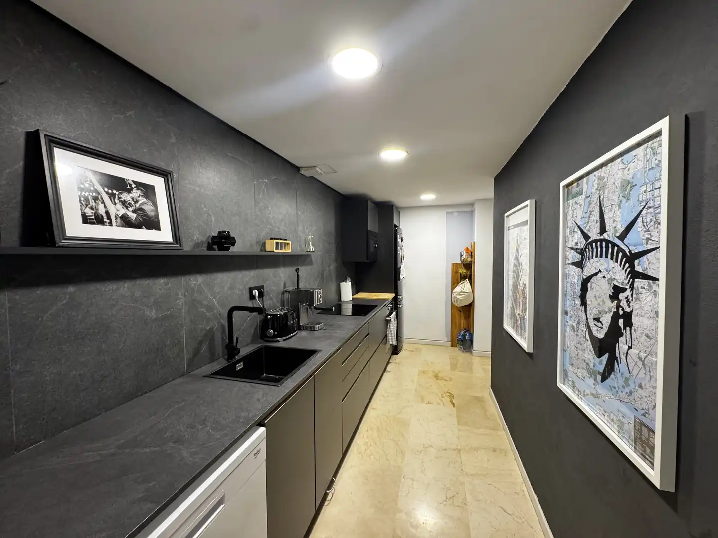 Cocina de Ático en venta en Castell d'Aro, Platja d'Aro i s'Agaró con Calefacción, Terraza y Amueblado
