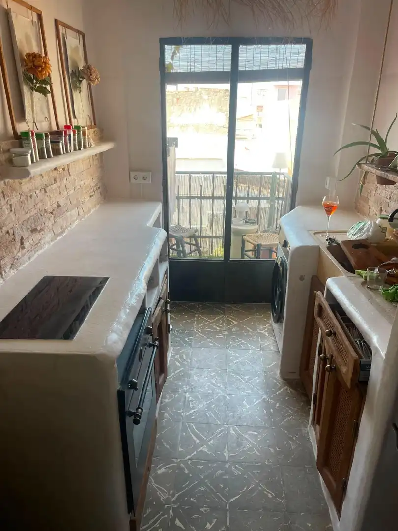 Küche von Wohnung zum Verkauf in Cullera mit Balkon