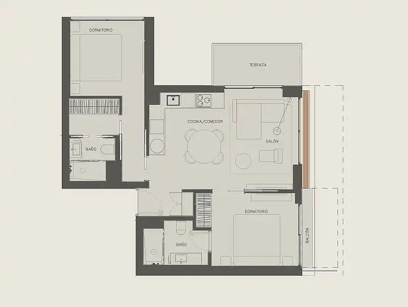 Apartamento con terraza en venta en El Bajondillo, imagen 16