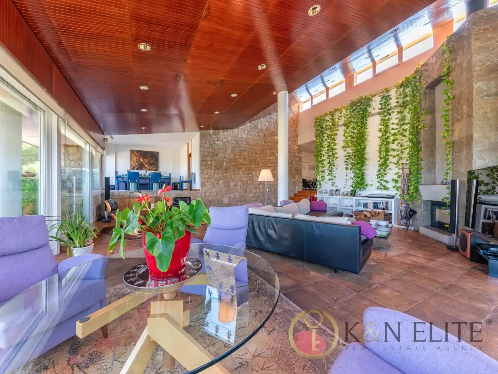 Living room of Houses for sale in Petrer  with Private garden and Swimming Pool