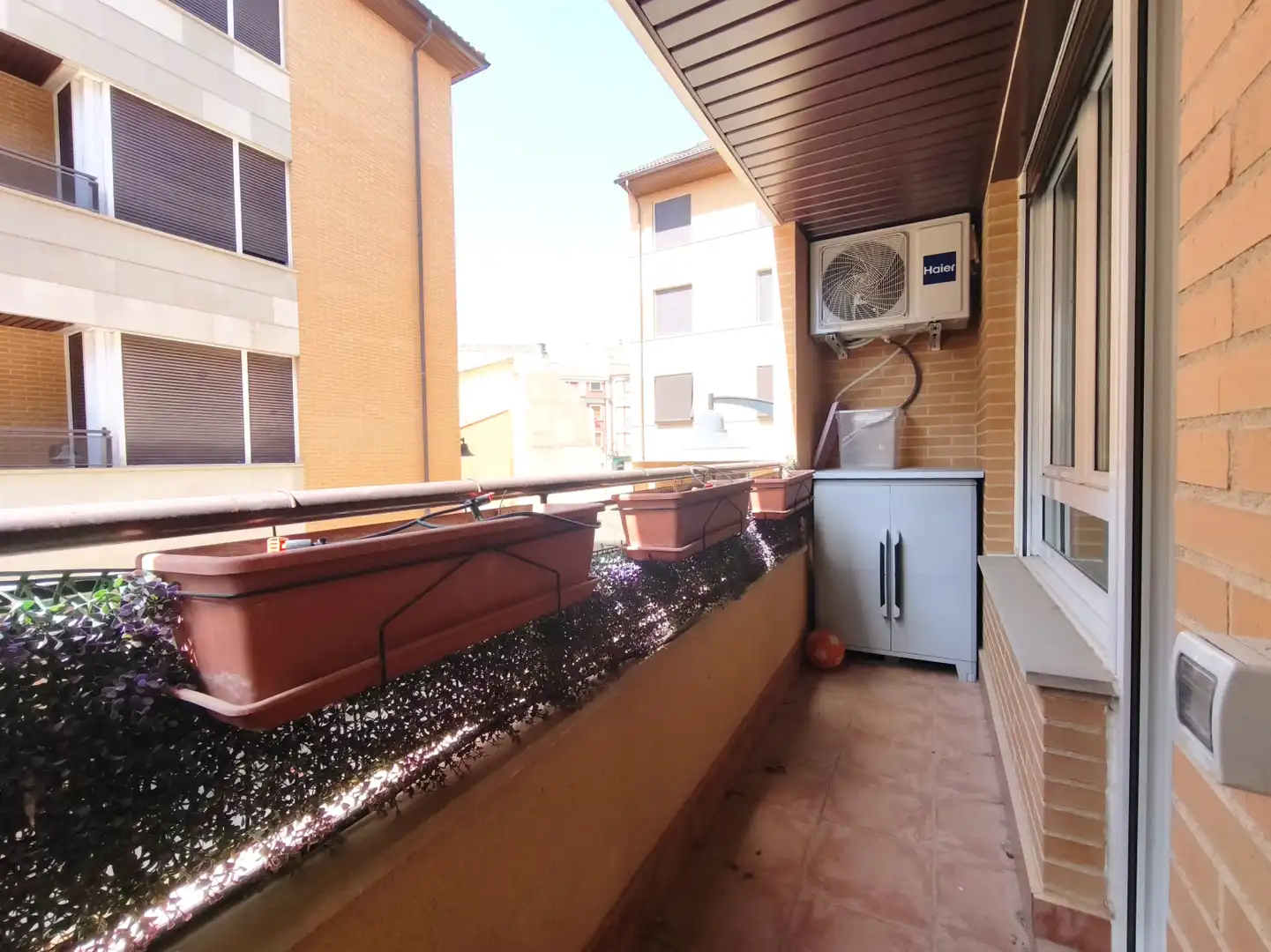 Balcony of Flat for sale in Entrena  with Air Conditioner, Heating and Parquet flooring