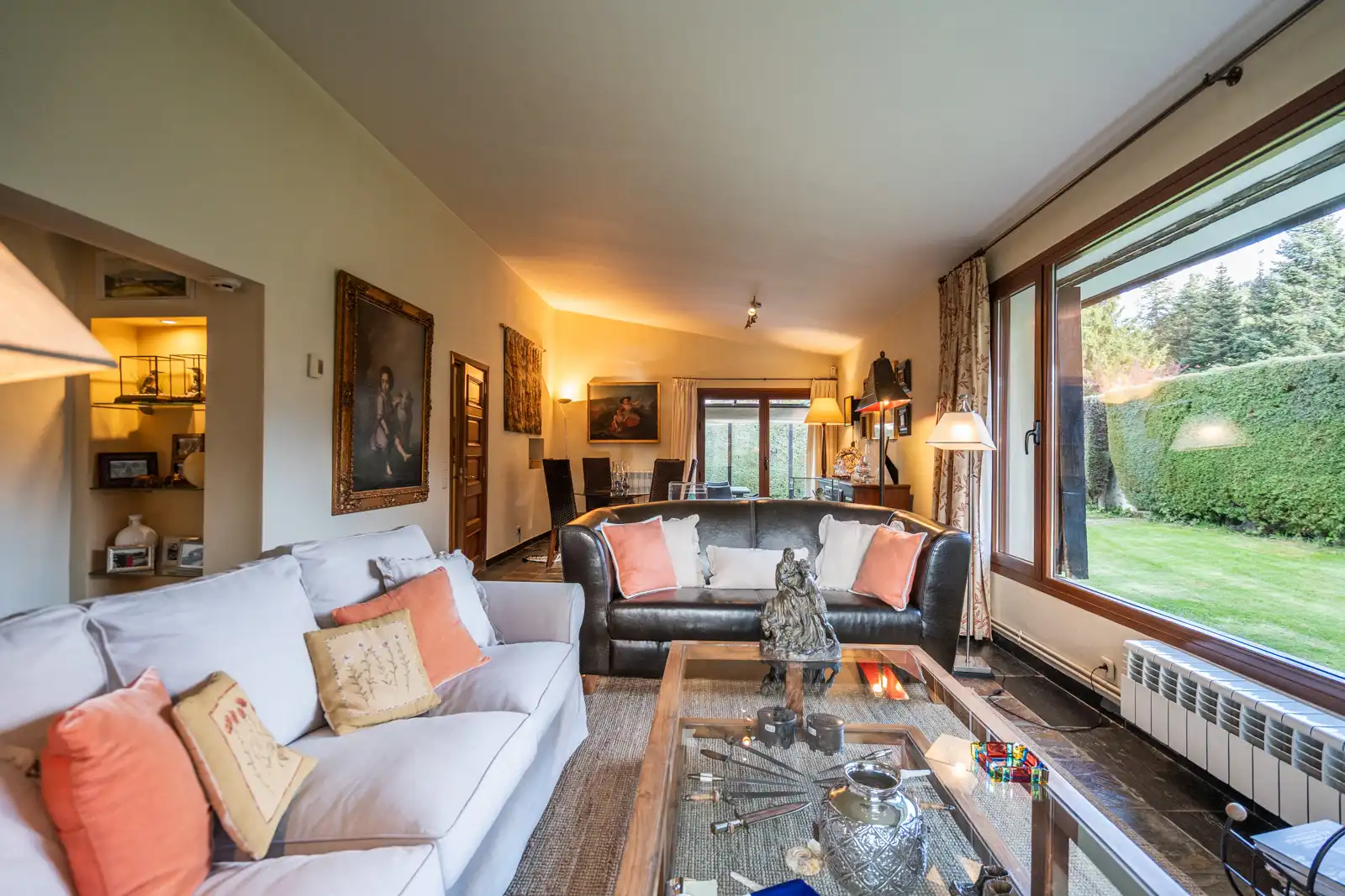 Living room of Houses for sale in El Espinar  with Heating, Private garden and Terrace