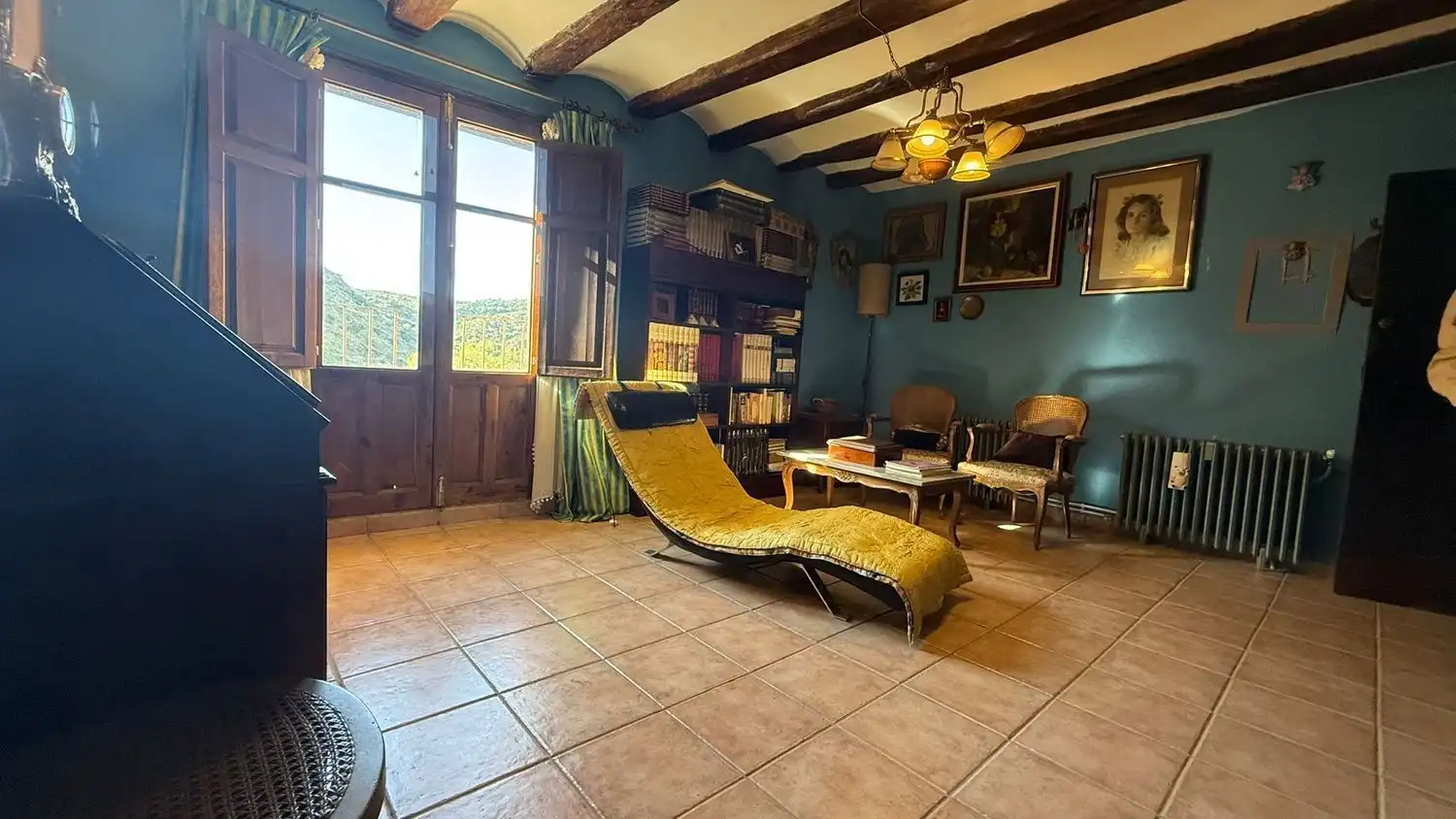 Sala de estar de Casa o chalet en venta en Castellote con Terraza y Trastero
