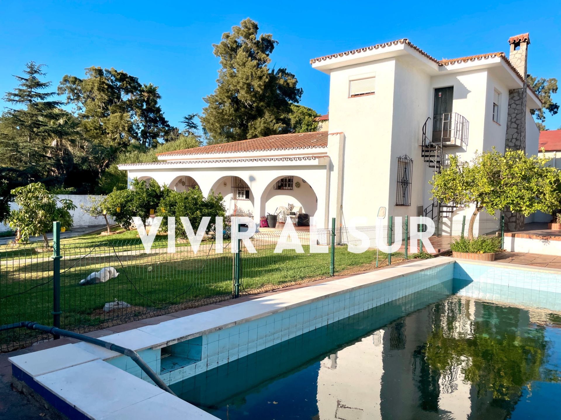 Jardín de Casa o chalet en venta en Algeciras con Aire acondicionado, Jardín privado y Terraza